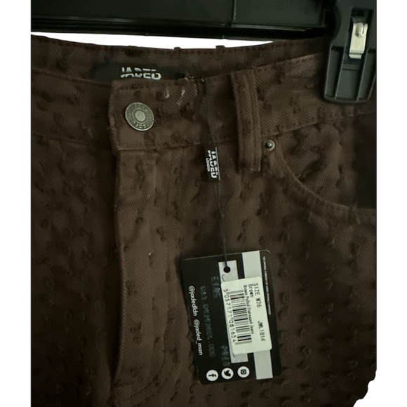 NWT Jaded London Brown Slouchy Fit Distressed Jeans - Picture 3 of 4